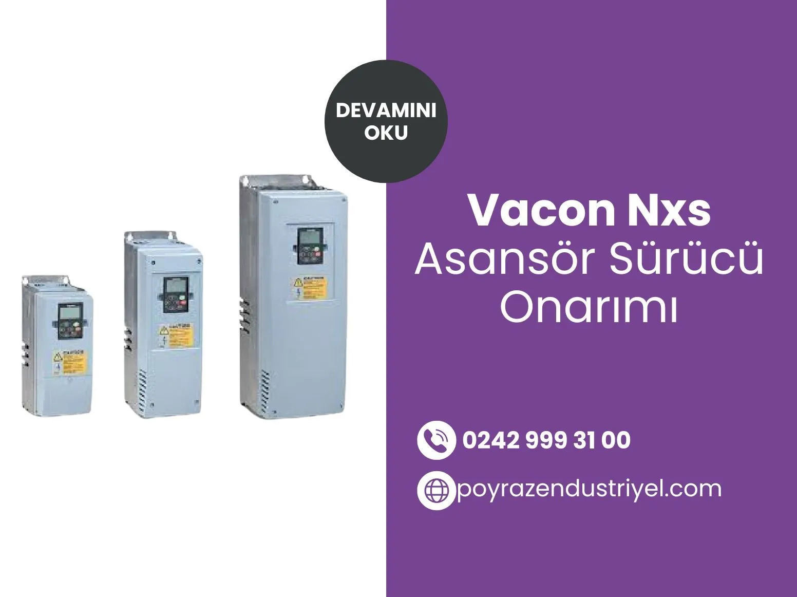 Vacon Nxs Asansör Sürücü Onarımı